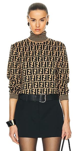 fendi turtleneck zucca trim